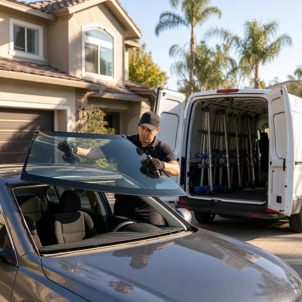 Mobile Windshield Replacement Van